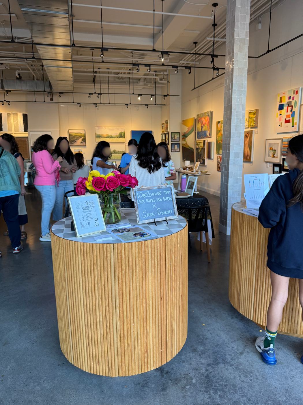 Lex Kids Be Kids x Grow Studio welcome table