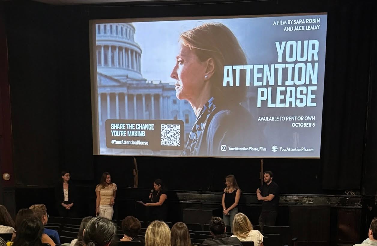 Panel discussion following the Your Attention Please screening